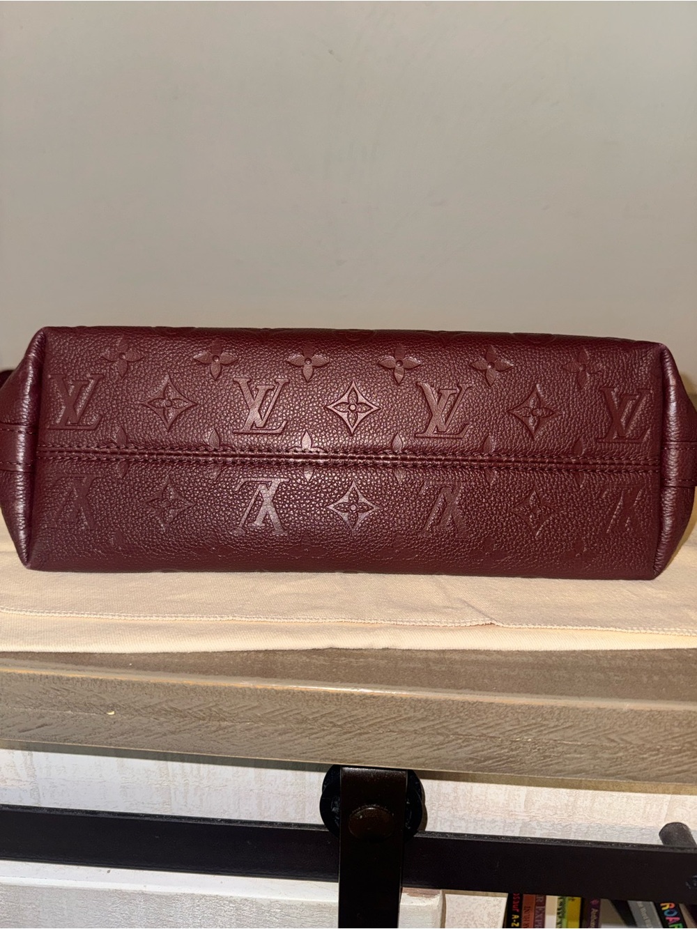 LOUIS VUITTON Authentic Sac Sport Purse PLUS Wallet & Coin Purse - Red/Wine - Picture 6 of 16